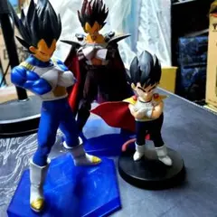 【ヴィンテージ 希少】ドラゴンボール ベジータ　ベジータ王　フィギュア3体セット