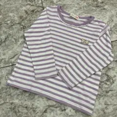 knit planner ボーダー 長袖Tシャツ 80