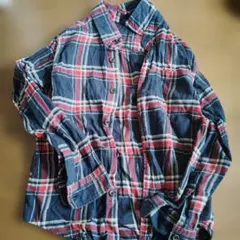 UNIQLO チェック柄 長袖シャツ 130