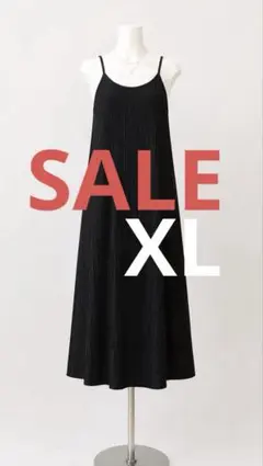 プリーツキャミワンピースXL