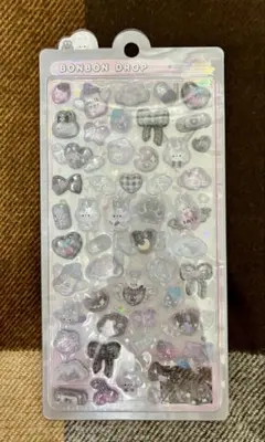 ボンボンドロップシール　しろくろボンボン【正規品】