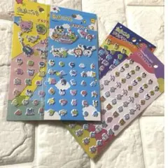 たまごっち☆プチプチシール1＆2 まとめ売り　4シートセット
