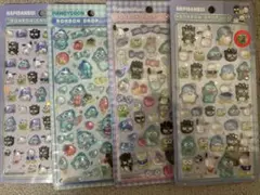 正規品　サンリオボンボンドロップシール　はぴだんぶい　ハンギョドン