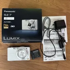 美品】パナソニック Panasonic LUMIX DMC-SZ7 ホワイト - メルカリ