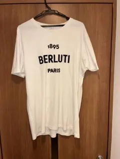 Berluti Tシャツ ホワイト 刺繍ロゴ - メルカリ