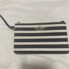 kate spade ストライプ ポーチ