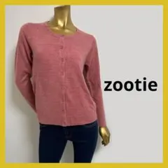 新品タグ付き zootie ニット カーディガン M ピンク