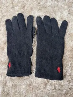 POLO RALPH LAUREN ポロラルフローレン ニット手袋　ポニー刺繍