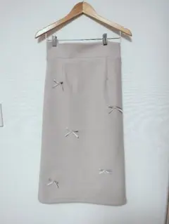 Lサイズ　NOWNOW タイトスカート　リボン　しまむら