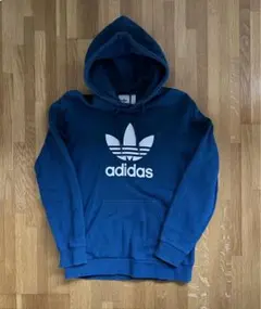 adidas アディダス パーカー　青