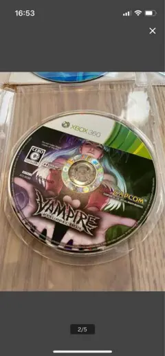 XBOX360　ヴァンパイアリザレクション　CAPCOM　オマケ格闘ゲーム3枚