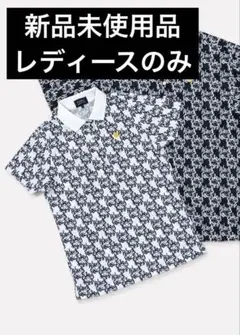 PEARLY GATES 総柄 半袖ポロシャツ レディースsize0のサムネイル