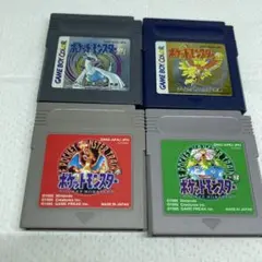 ⚽️Nintendo®︎⭐️ゲームボーイソフト　ポケモン金・銀・緑・赤♫☘️