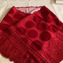 赤　昭和レトロ　ショール和装
