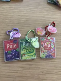 カンロ ピュレグミ アクリルキーホルダー 3種セット