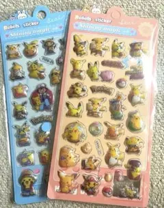 ポケモングッズ　ぷくぷくシール　立体シール　ぷっくりシール