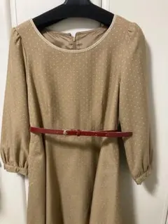 ロペピクニックドットワンピース　Ａライン