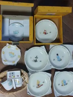 ムーミン プレートセット◇ マグカップ バスケット 未使用yamaka