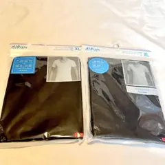 【新品】ユニクロ エアリズム メッシュT半袖 2枚セット XLサイズ