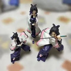鬼滅の刃 胡蝶しのぶ　プライズ　フィギュア　3点セット