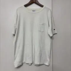 Champion T1011 ポケットTシャツ ホワイト