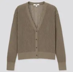 UNIQLO♡ハイツイストコットンショートカーディガン(長袖)のサムネイル
