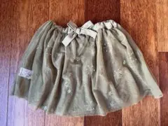 チュール巻きスカート　キッズ