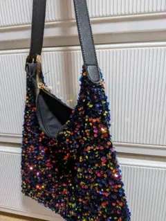 カラフルスパンコールトートバッグ