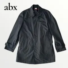 abx エービーエックス ステンカラーコート ライナー付き M ブラック 長袖