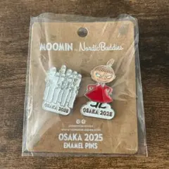 大阪・関西万博 北欧館 EXPO2025 ムーミンピンバッジ ミー・ニョロニョロ