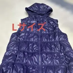 ミ*ン様 ユニクロ　Lサイズ ネイビー キルティングベスト