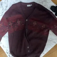 CANDA Lサイズ ボタン付きカーディガン