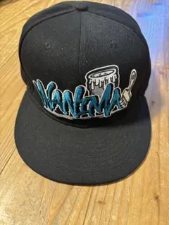 WANIMA x LEFLAH キャップ ブラック ブルー