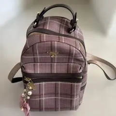 新品♡& chouette チェック柄リュック