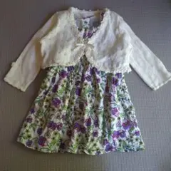 カーディガン　ワンピース　セット