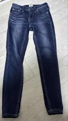 RODEO CROWNS スキニーデニム ダークブルー