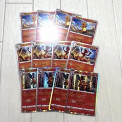 ポケモンカード　進化ライン ＊ヒトカゲ×4 ＊リザード×4 ＊リザードン×4