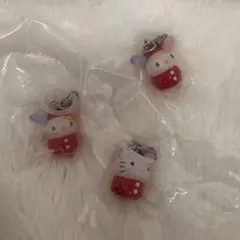 サンリオ　めじるしアクセサリー　いちご　ハローキティ ウサハナ