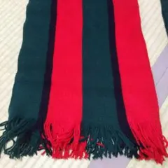 ストライプデザイン　マフラー　キッズ　レトロ
