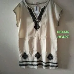 BEAMS　HEART刺繍チュニックF