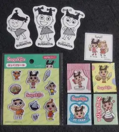 Sugakiya スガキヤ スーちゃん ぷっくりシール＆ステッカーまとめ売りのサムネイル