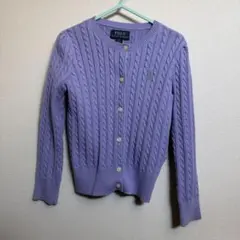 Polo Ralph Lauren ラベンダーカーディガン サイズ4