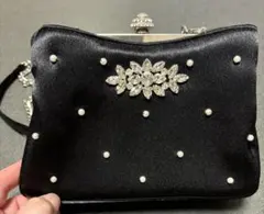 アクシーズファム　がま口バッグ　パーティバッグ　結婚式　2次会　ベルベット