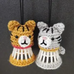 バドミントン　シャトルチャーム 2　シャトルキーホルダー 2個セット