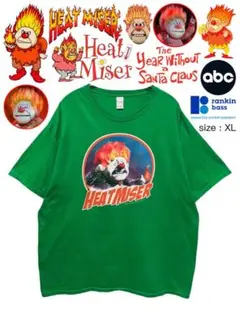 Heat Miser　Tシャツ　XL　緑　USA古着