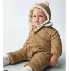 baby GAP コーデュロイ&ボアカバーオール3-6ヶ月