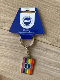 【未使用、タグ付き】サッカー ブライトン キーホルダー