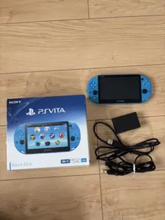 PS Vita Aqua Blue 本体 Wi-Fi付き　※初期化済・説明書無