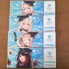 ホロライブステーション　モココ　フワワ　ポルカ　ロボ子　記念硬券風　カード