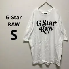 ジースターロゥ 半袖 Tシャツ シンプル 英字ロゴ オーバーサイズ ゆったり Sのサムネイル